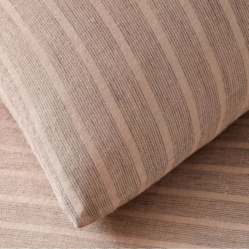 West Elm European Flax Linen Queen Size Brand-new